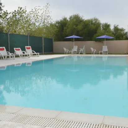 Vista de la Piscina del Hotel